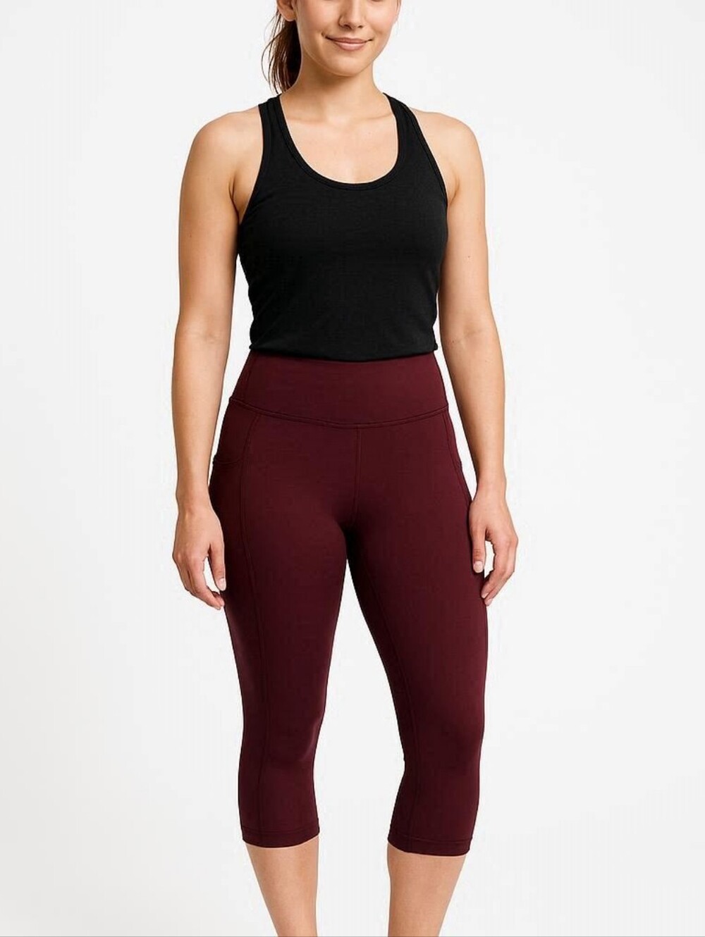 Lululemon Burgundy Double Align -6